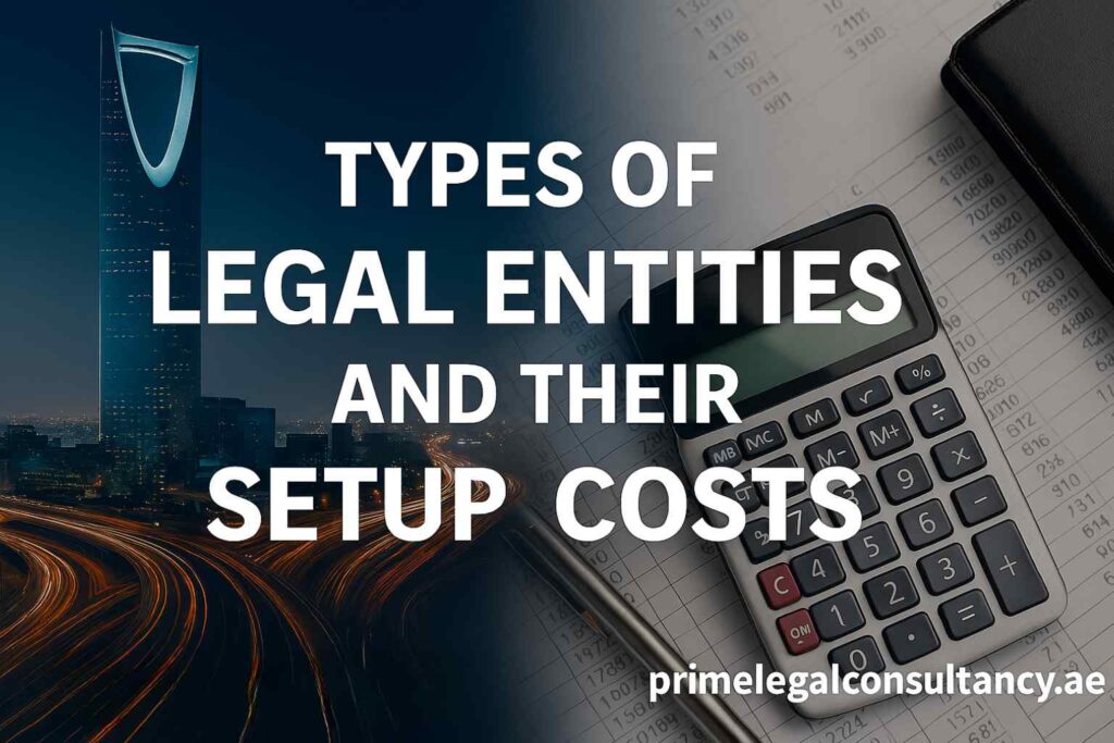 Types of Legal Entities and Their Setup Costs