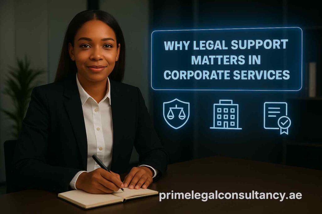 Why Legal Support Matters in Corporate Services