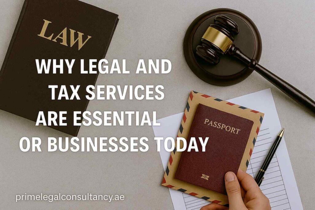 Why Legal and Tax Services Are Essential for Businesses Today
