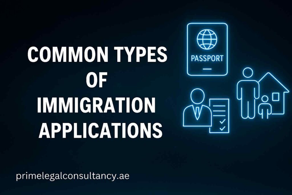 Common Types of Immigration Applications