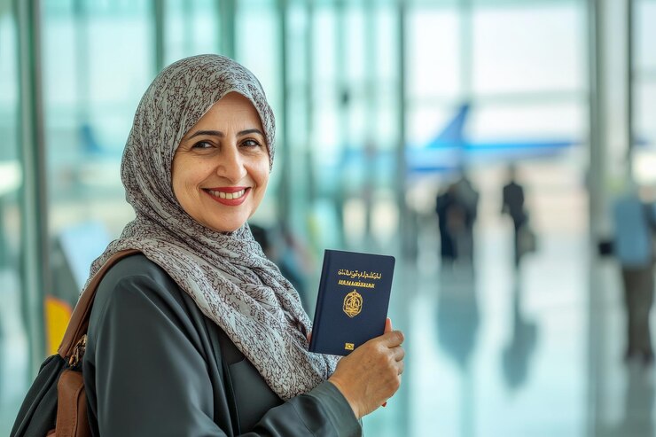 middleaged-arabic-woman-with-joyful-expression-holds-her-passport-plane-ticket_868783-92847
