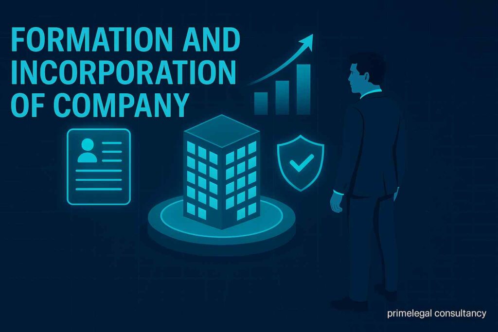 formation and incorporation of company