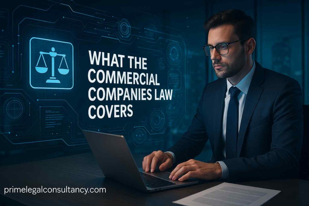 What the Commercial Companies Law Covers