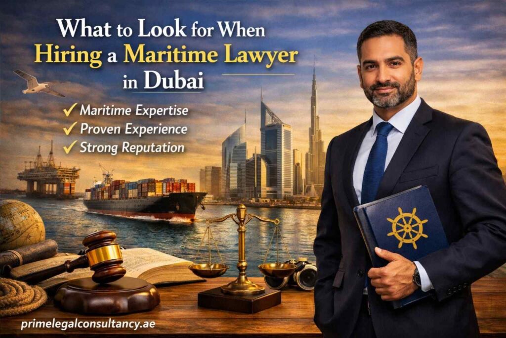 What to Look for When Hiring a Maritime Lawyer in Dubai