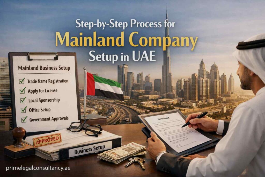 Step-by-Step Process for Mainland Company Setup in UAE