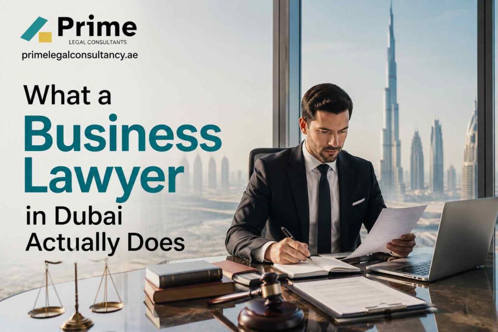 What a Business Lawyer in Dubai Actually Does