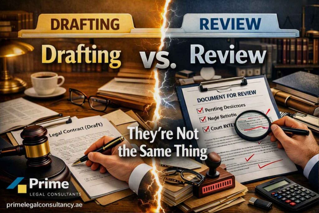 Drafting vs. Review — They're Not the Same Thing
