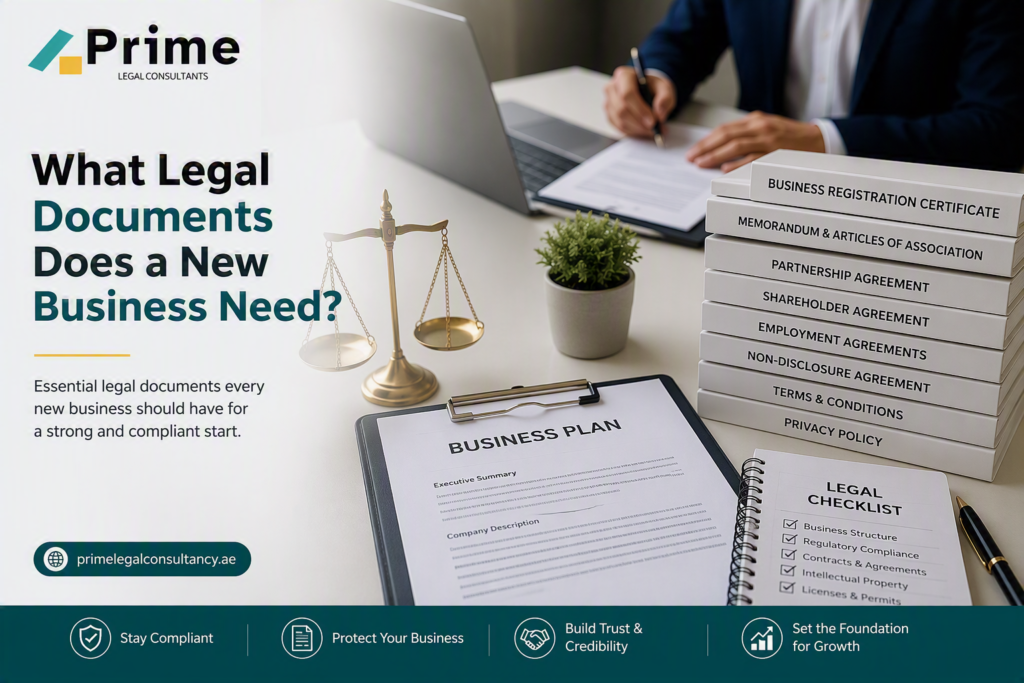 What Legal Documents Does a New Business Need?